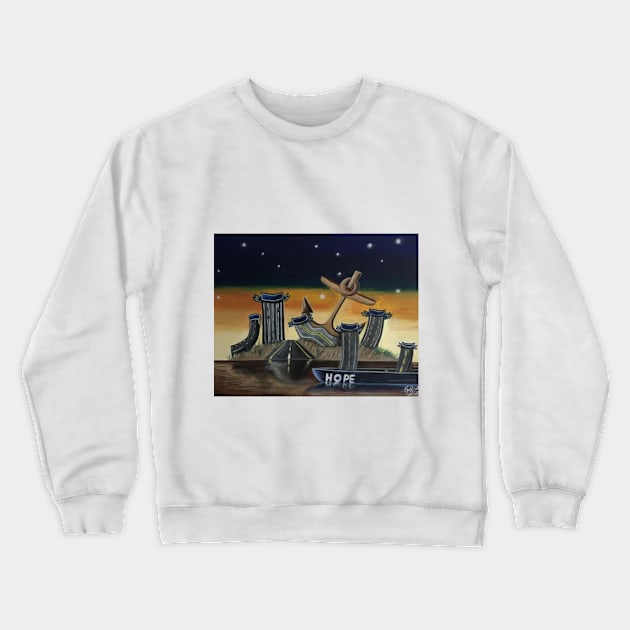 Rhode Island Crewneck Sweatshirt by ManolitoAguirre1990